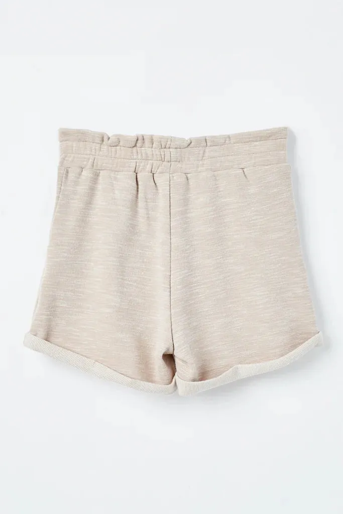 Hayden Girls Heathered Knit Shorts