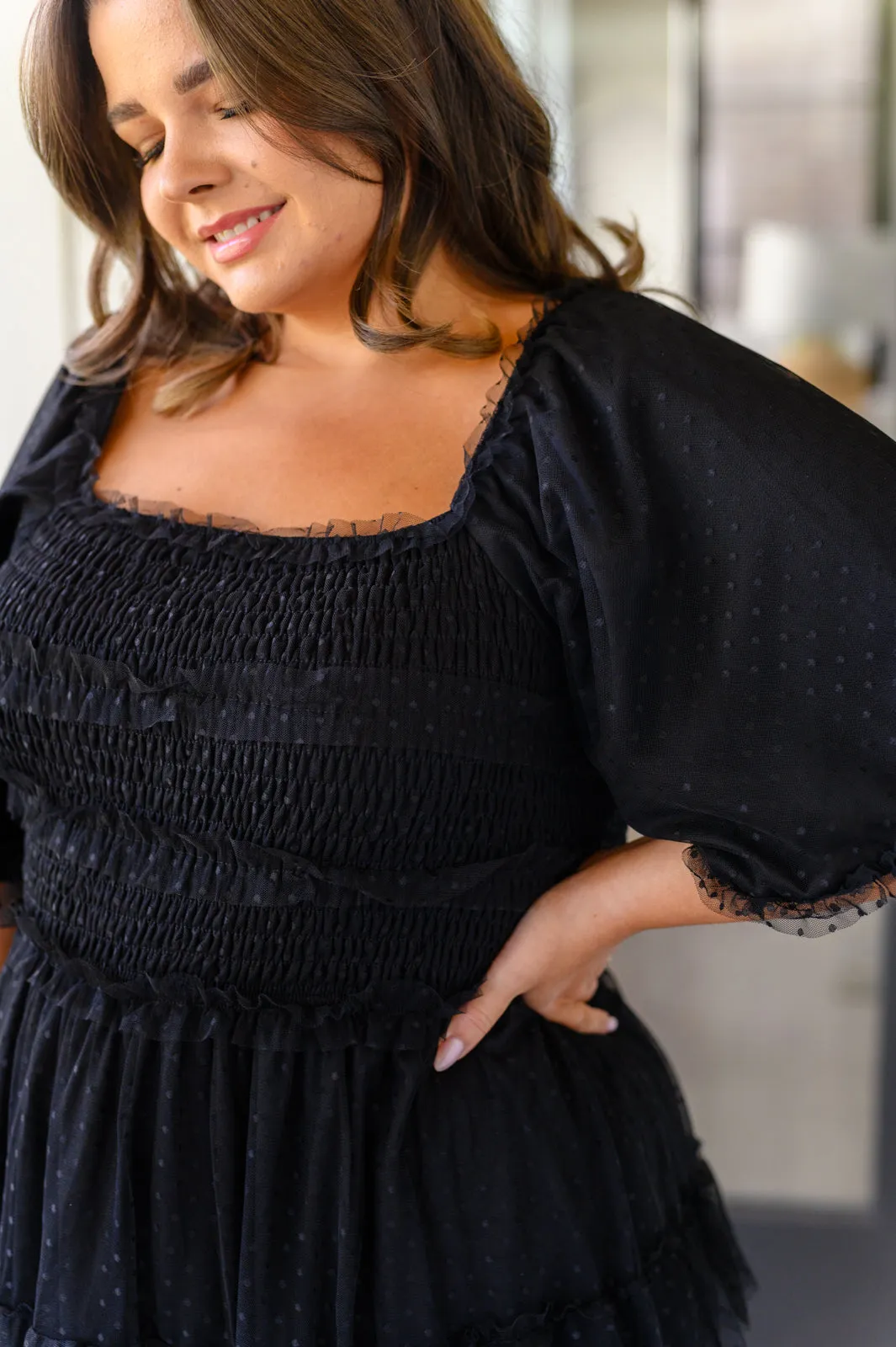 Hazel Blues® |  Midnight Waltz Midi Dress