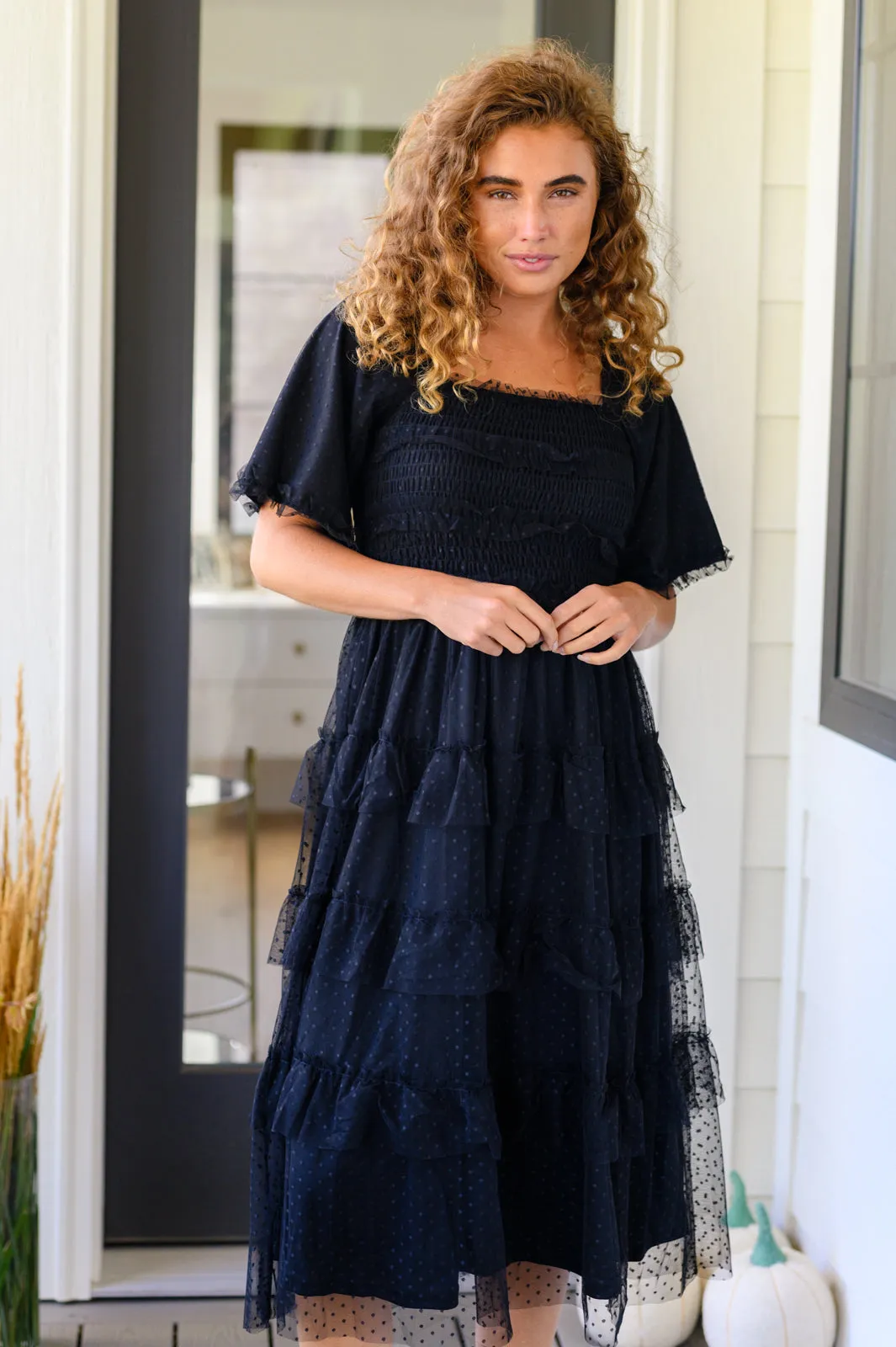 Hazel Blues® |  Midnight Waltz Midi Dress