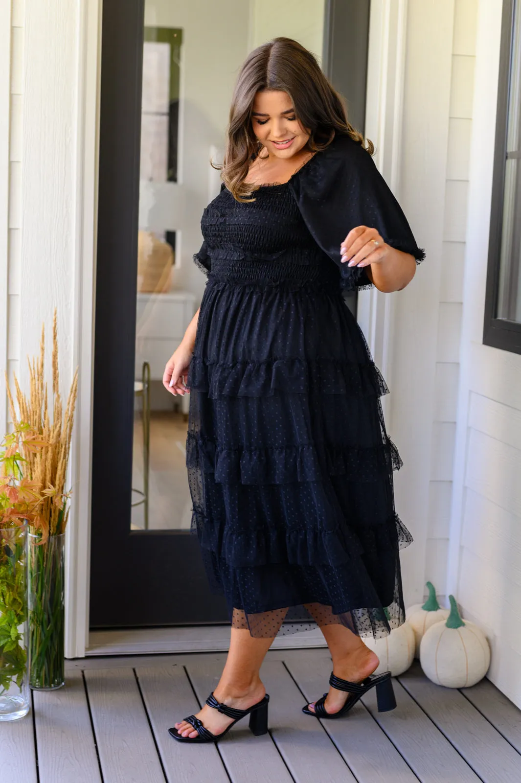 Hazel Blues® |  Midnight Waltz Midi Dress
