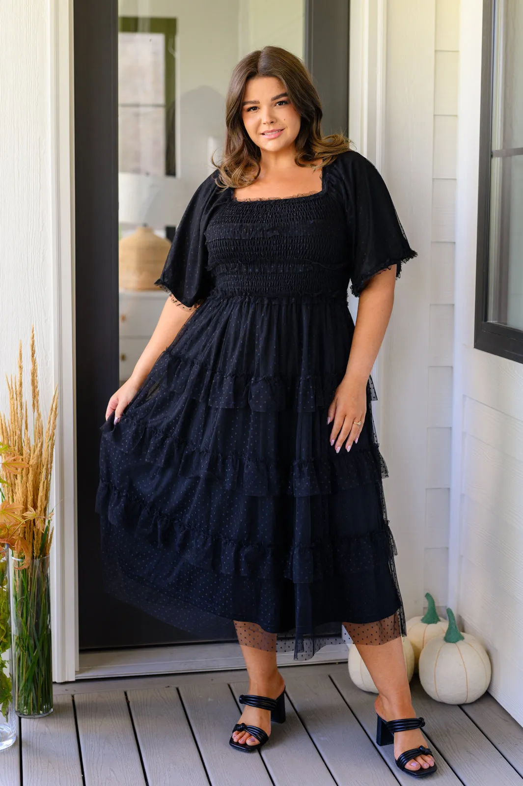 Hazel Blues® |  Midnight Waltz Midi Dress