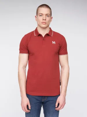 Henflare Polo Deep Red