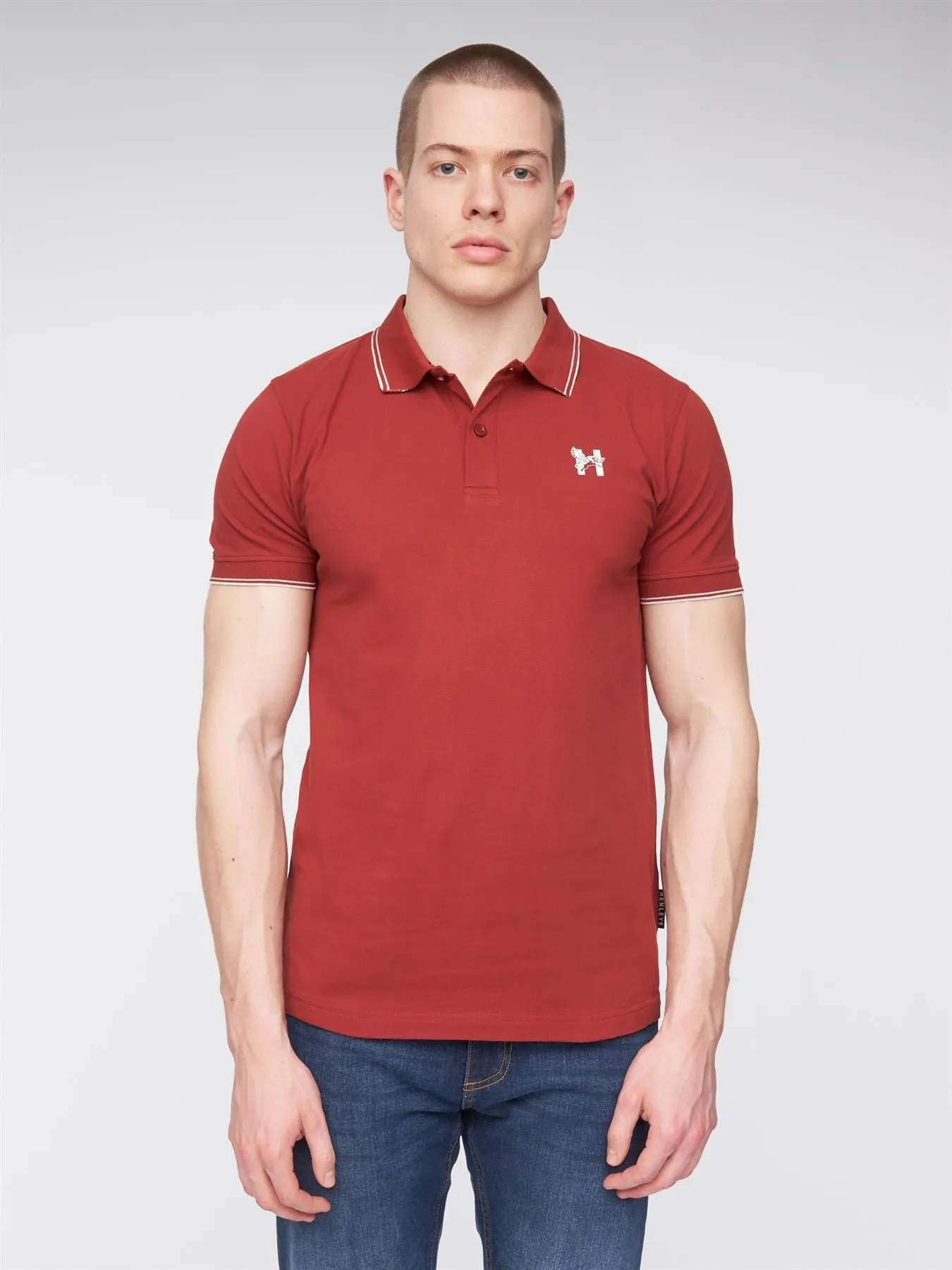 Henflare Polo Deep Red