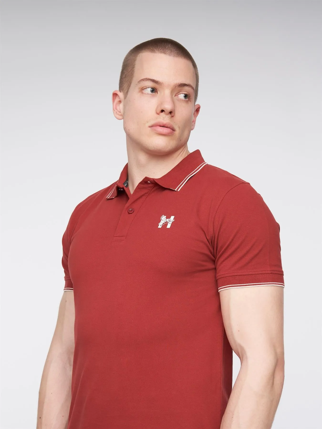 Henflare Polo Deep Red
