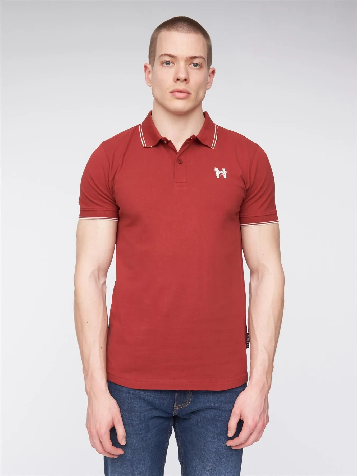 Henflare Polo Deep Red