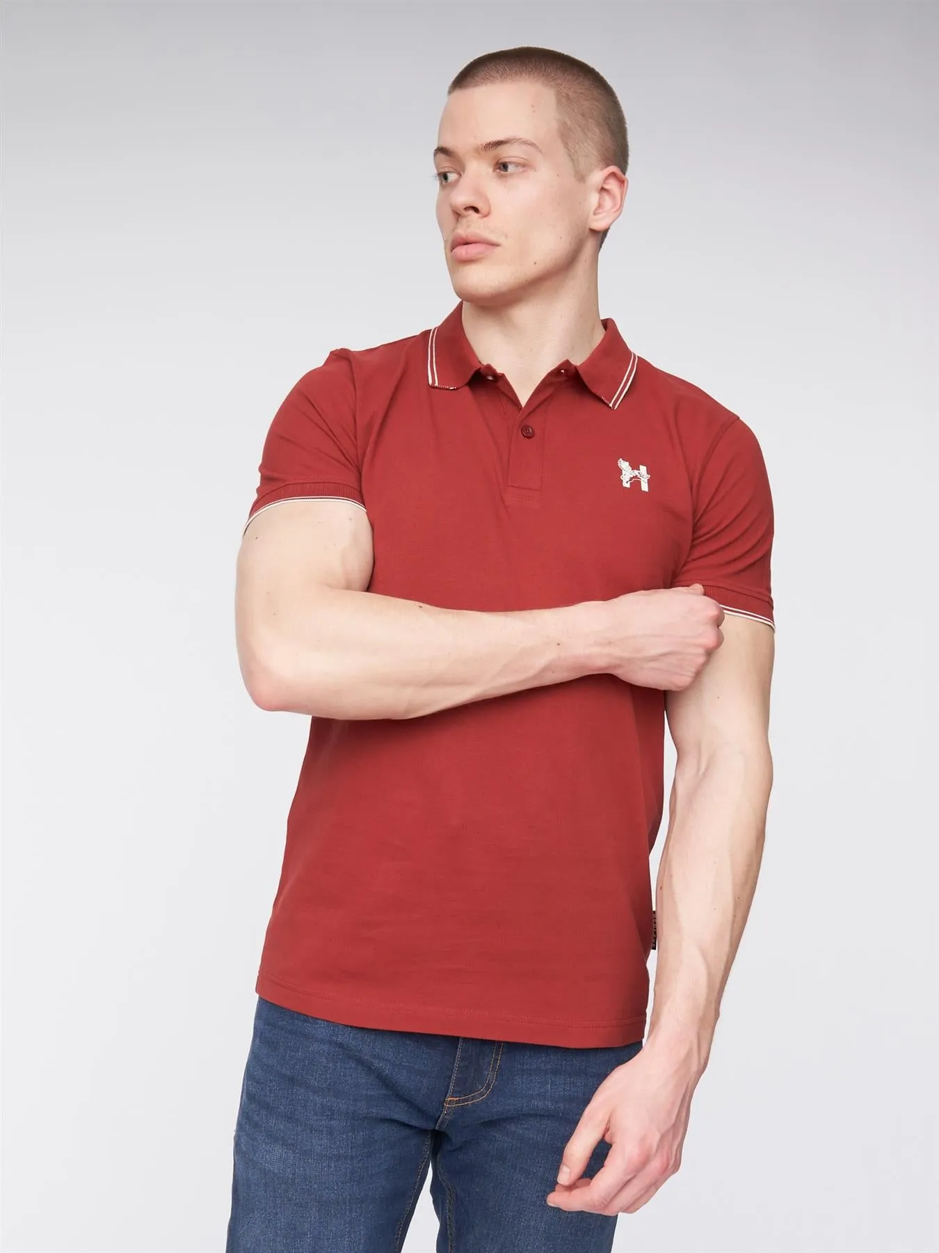 Henflare Polo Deep Red