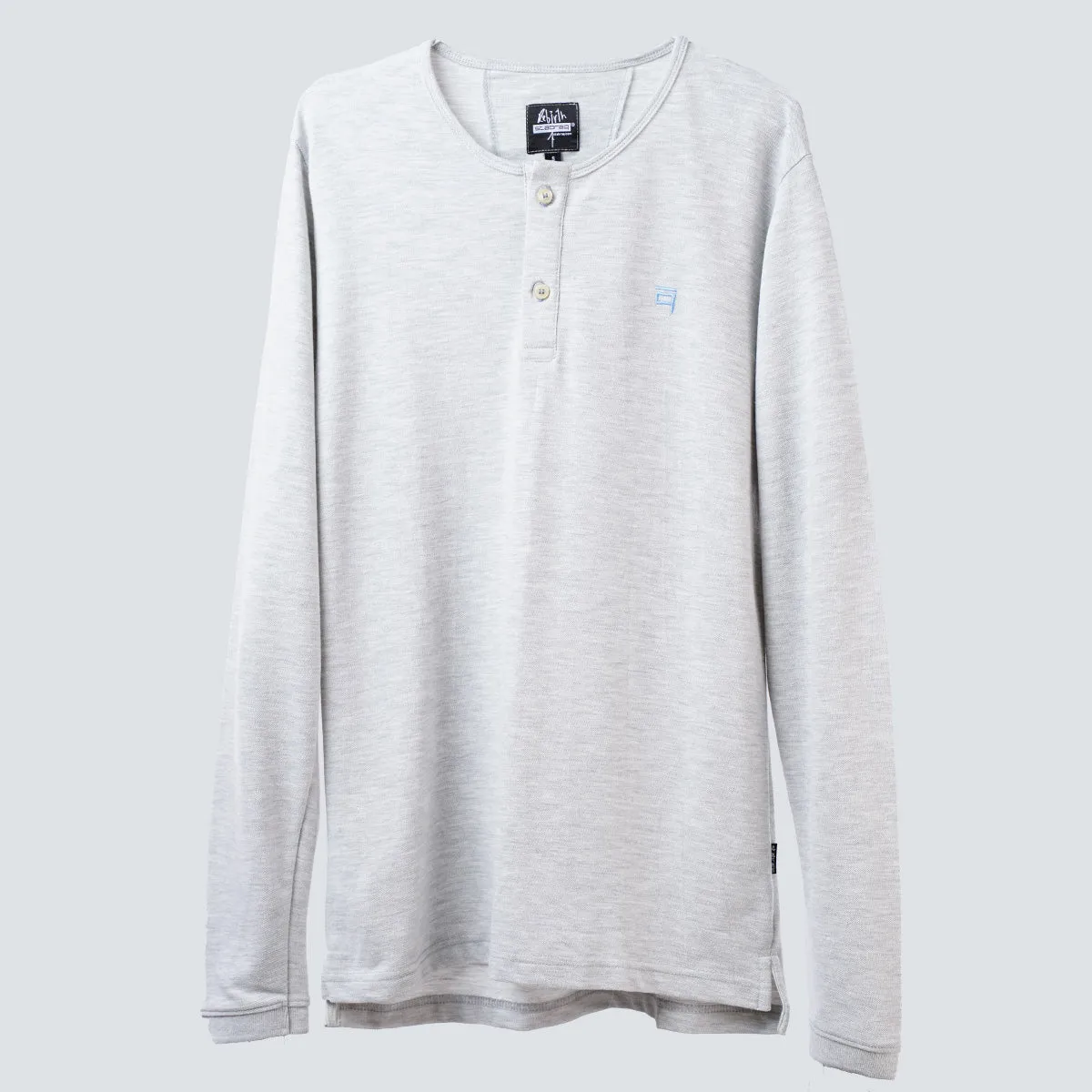 Henley Pique Long Sleeve