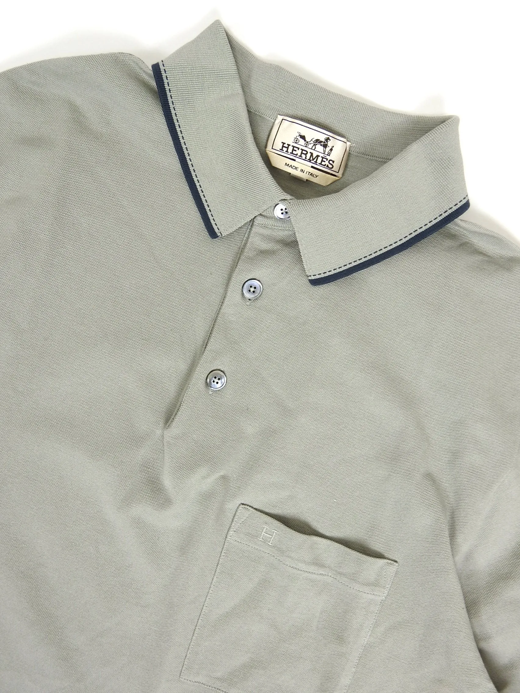 Hermes Pique Polo Size XL