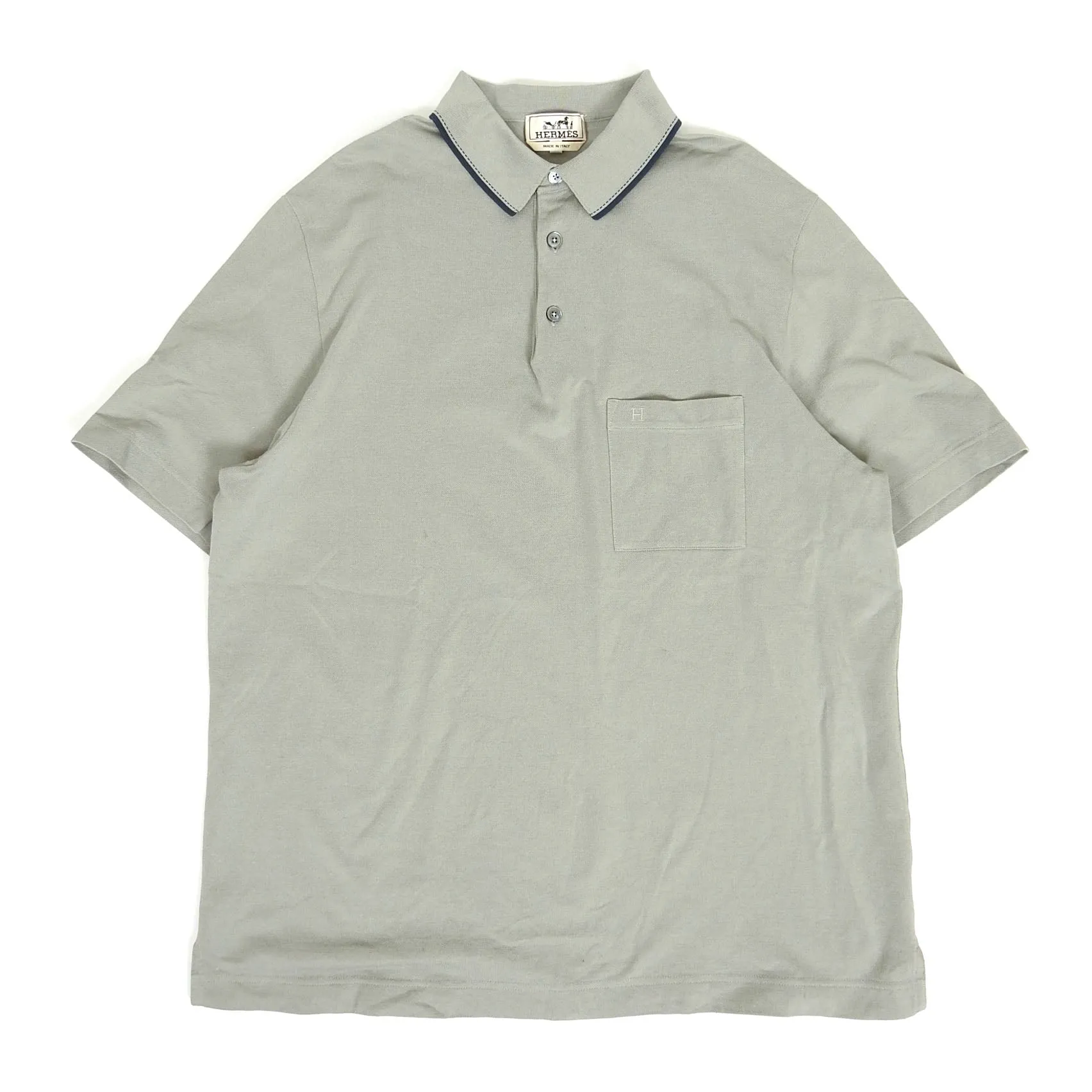 Hermes Pique Polo Size XL