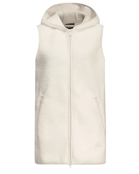 HIGH CURL LONG VEST W