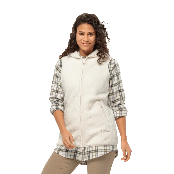 HIGH CURL LONG VEST W