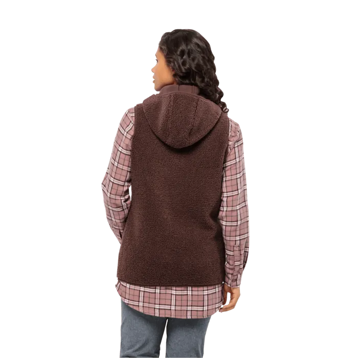 HIGH CURL LONG VEST W