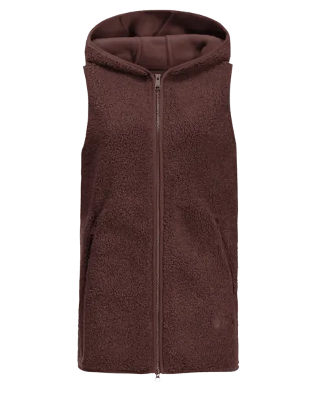 HIGH CURL LONG VEST W