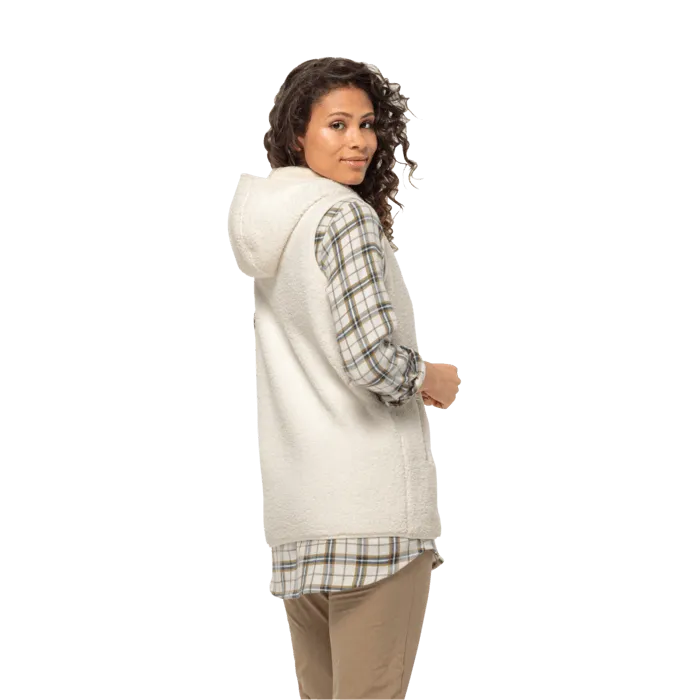 HIGH CURL LONG VEST W