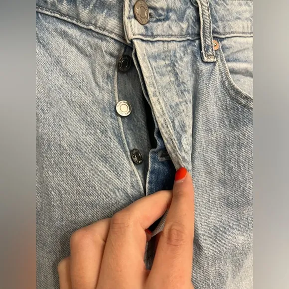 High-Rise Curvy Straight-Leg Jeans