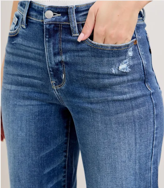 High Waist 90's Straight Leg