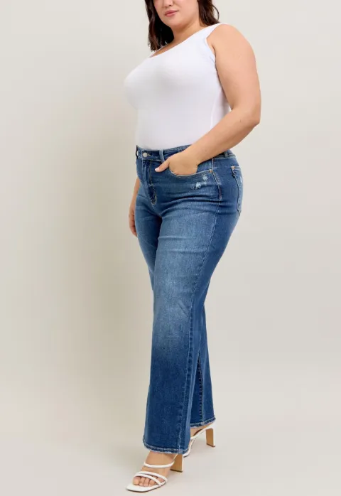 High Waist 90's Straight Leg