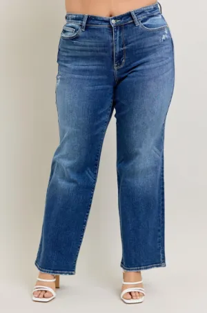 High Waist 90's Straight Leg