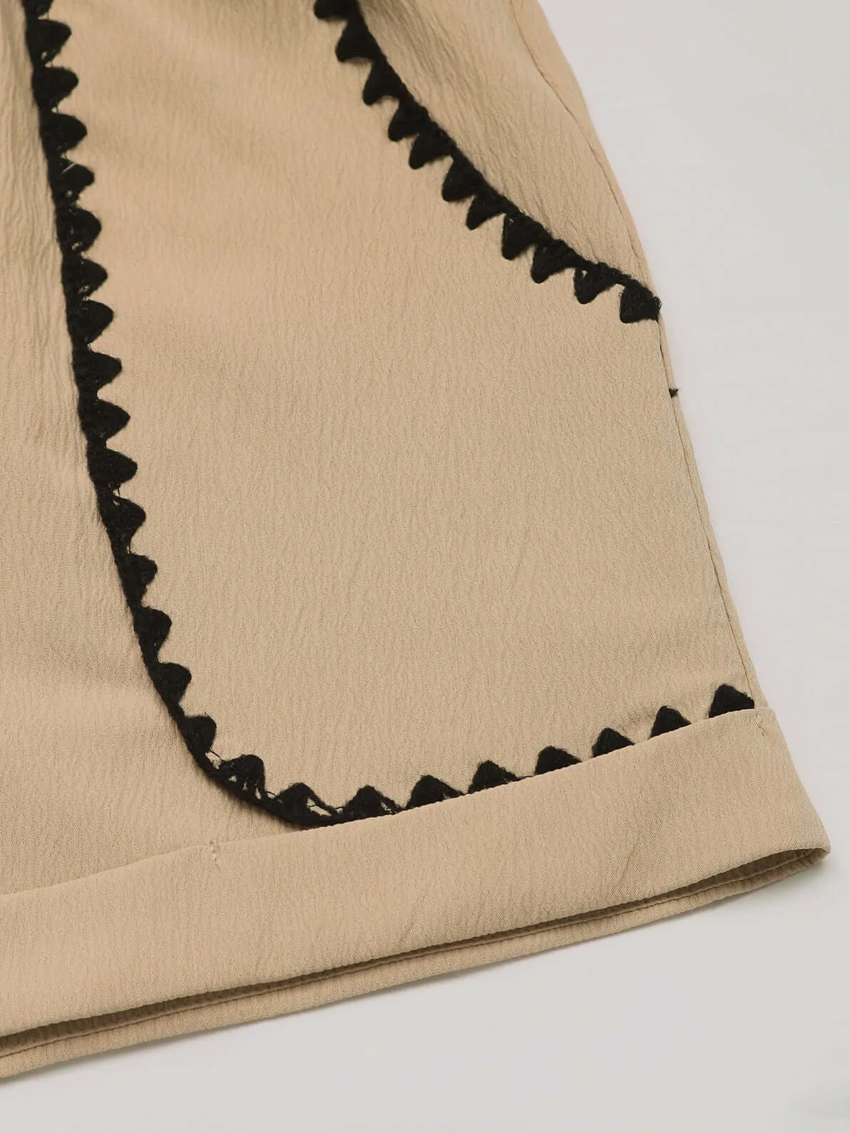 High Waist Paperbag Shorts | Tie Waist Summer Shorts