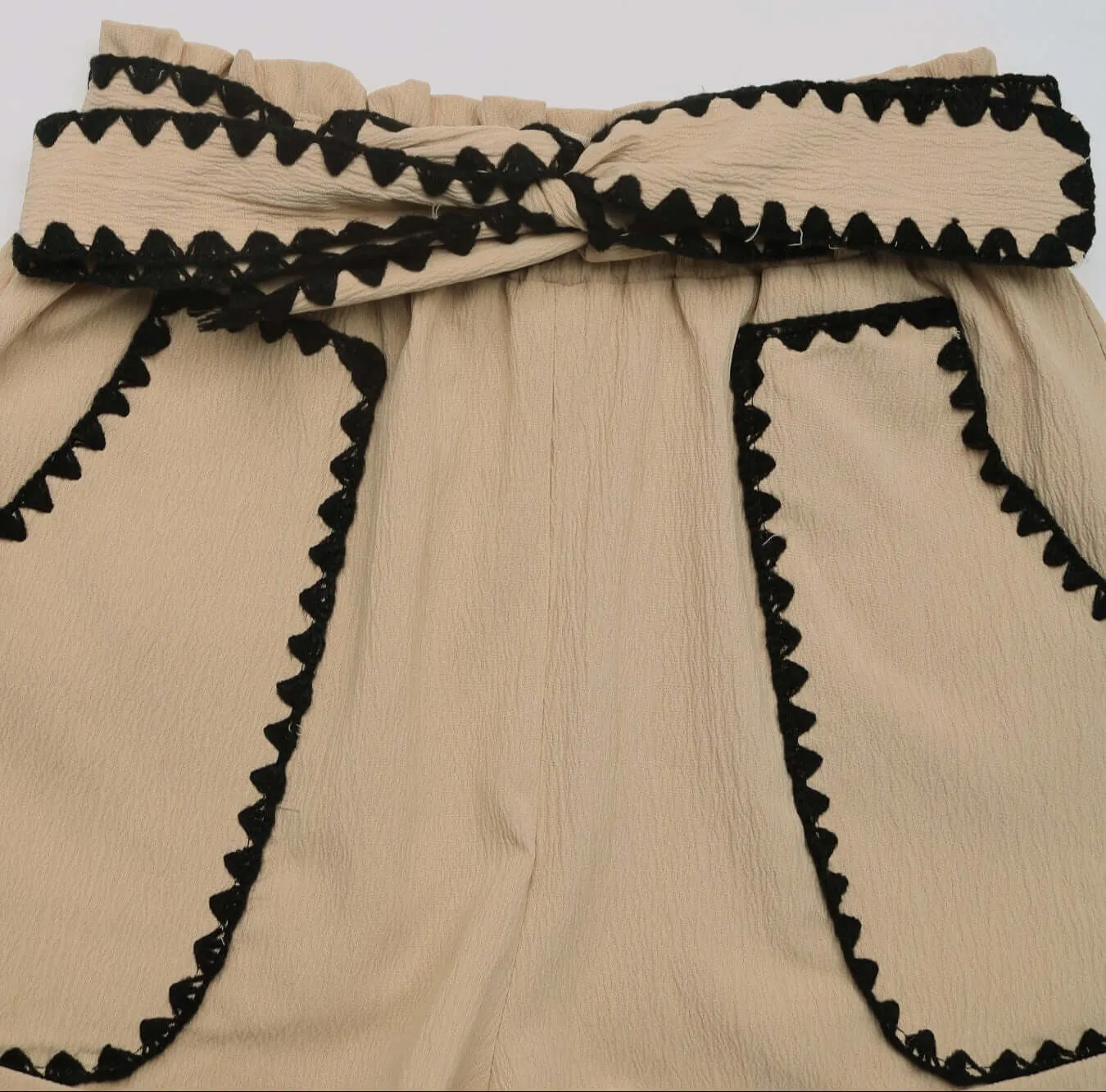 High Waist Paperbag Shorts | Tie Waist Summer Shorts