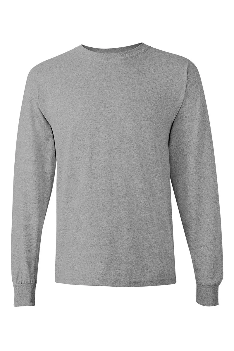 Highland Cow Christmas Heavy Cotton Long Sleeve Adult T-Shirt