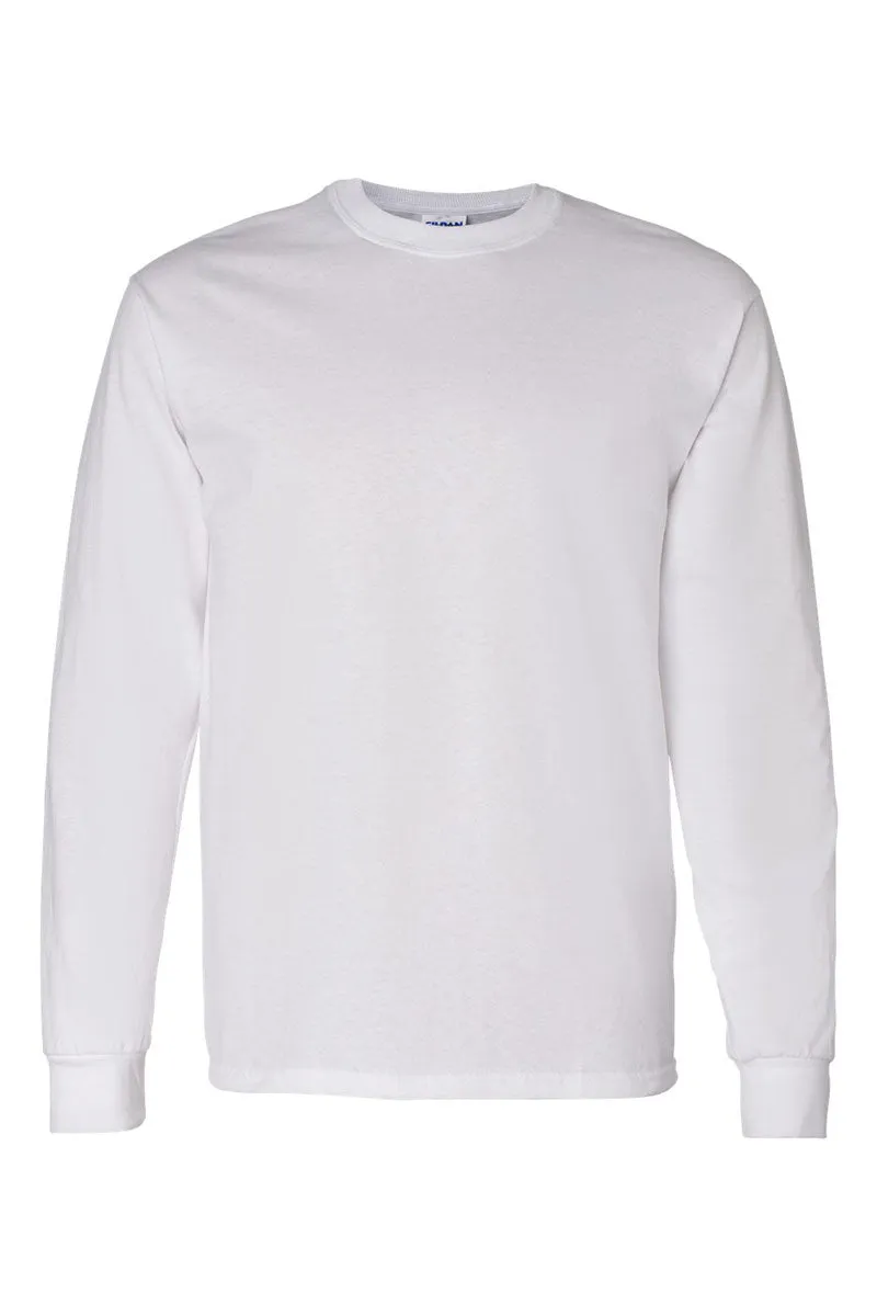 Highland Cow Christmas Heavy Cotton Long Sleeve Adult T-Shirt