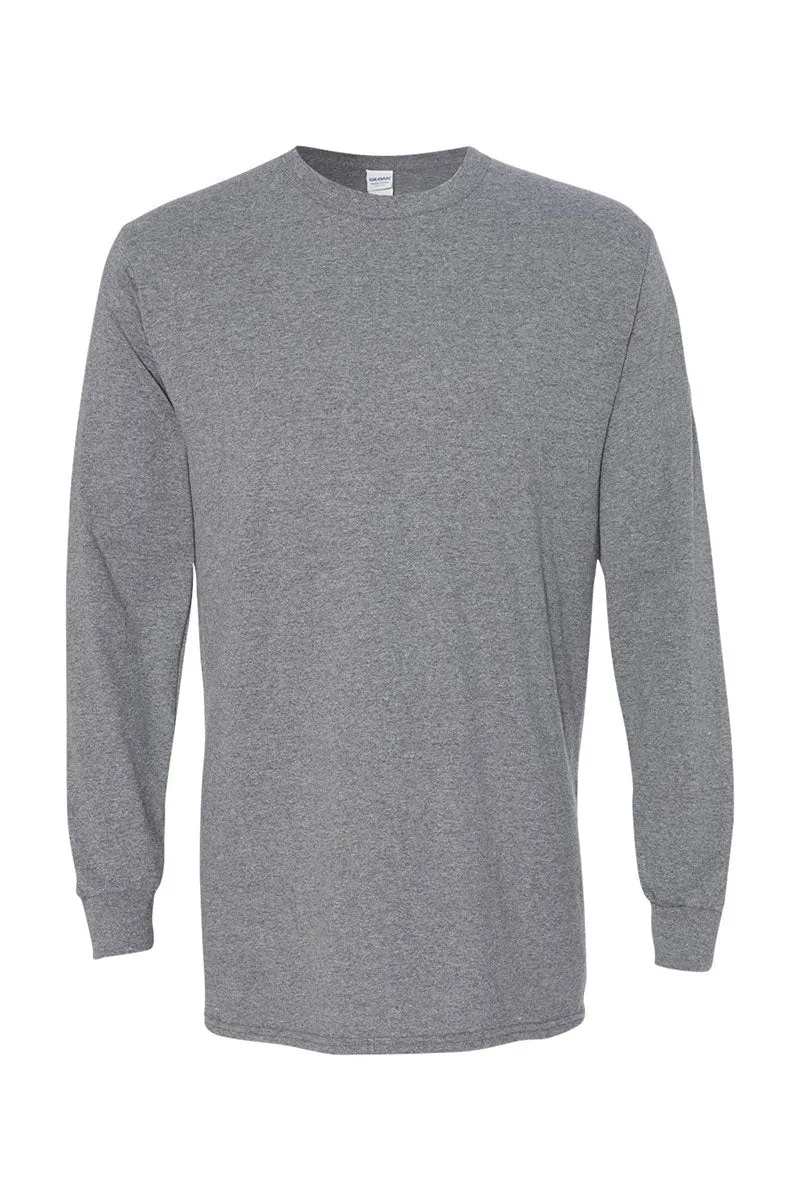 Highland Cow Christmas Heavy Cotton Long Sleeve Adult T-Shirt