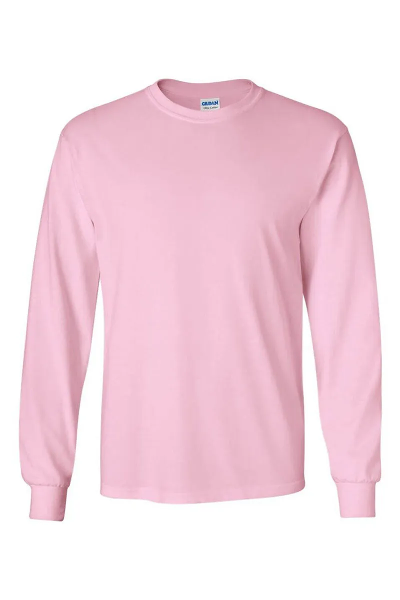 Highland Cow Christmas Heavy Cotton Long Sleeve Adult T-Shirt