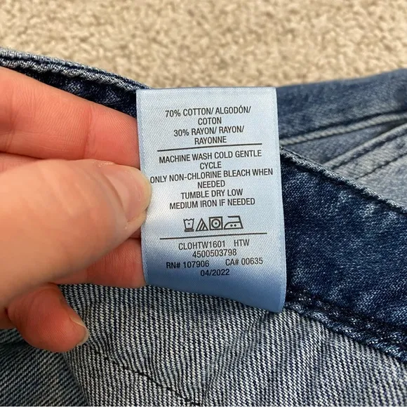 Hudson Belted Paperbag Denim Shorts In Heatwave 31
