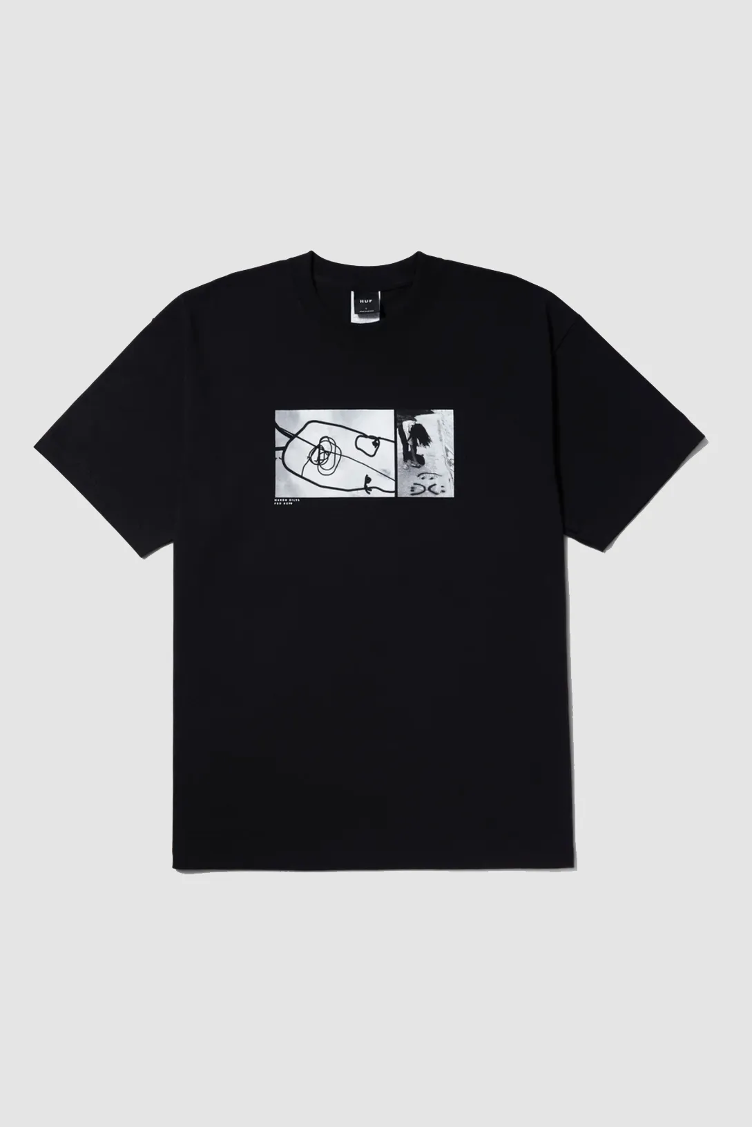 HUF MASON PHOTOS S/S TEE - BLACK