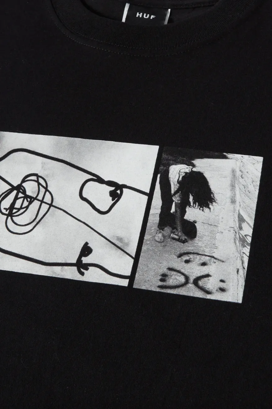 HUF MASON PHOTOS S/S TEE - BLACK