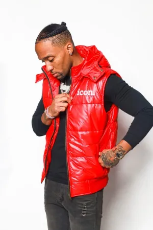 ICON Red Puff Vest