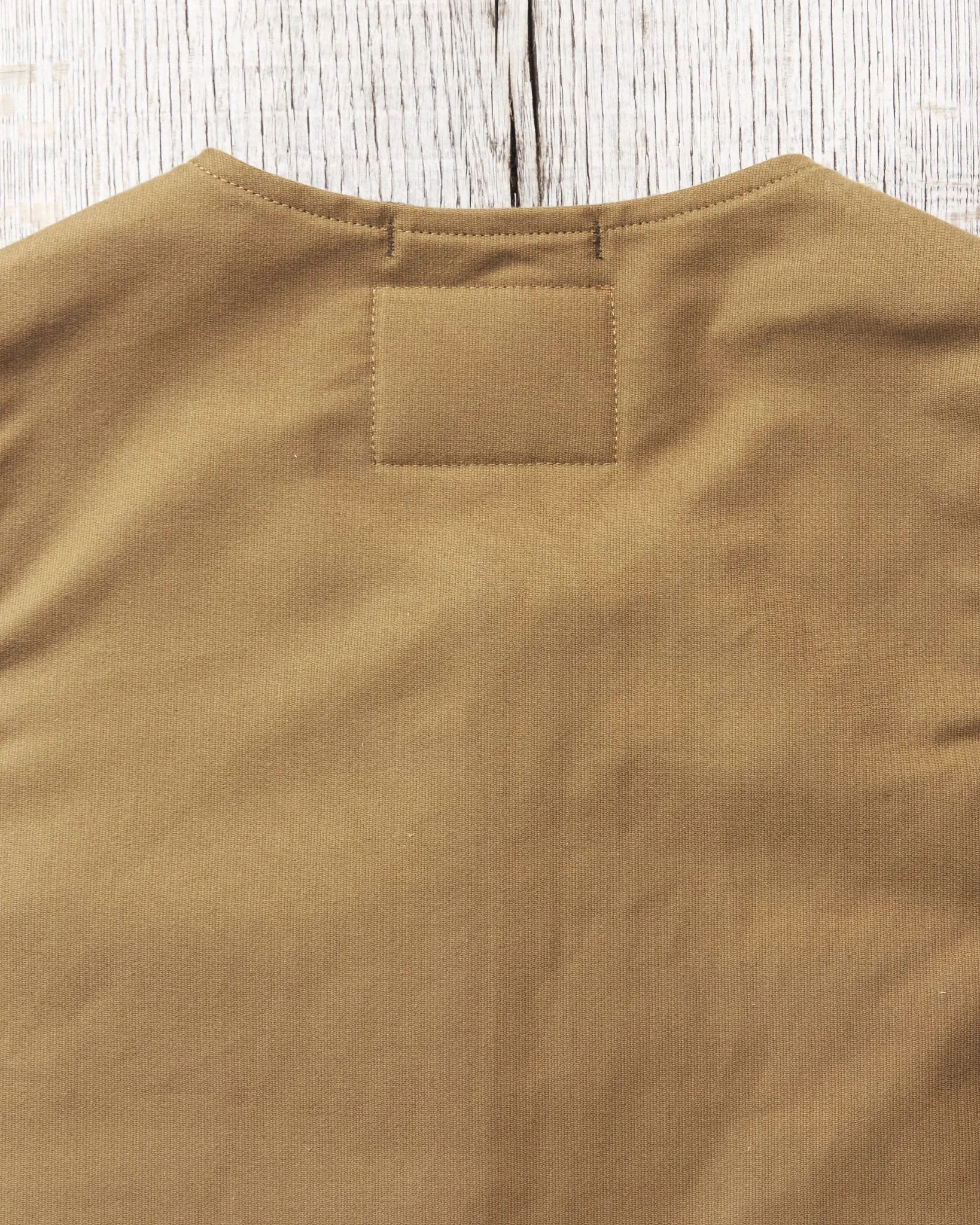 Indigofera Iconic Vest Bedford Cord Dark Beige