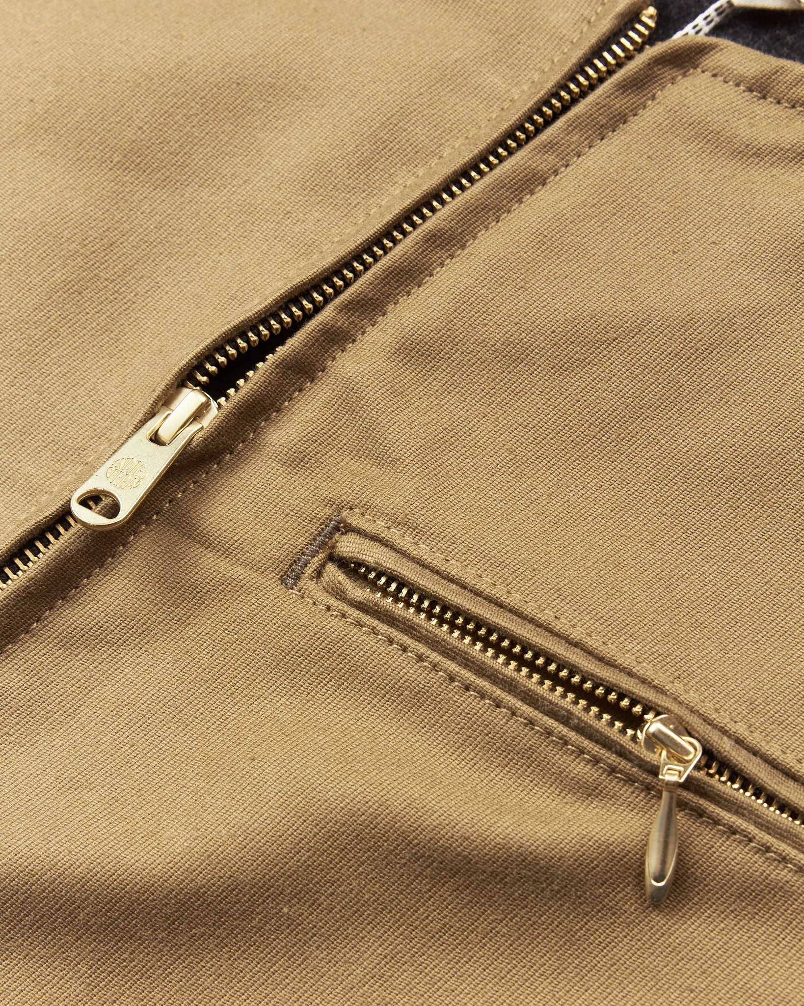 Indigofera Iconic Vest Bedford Cord Dark Beige