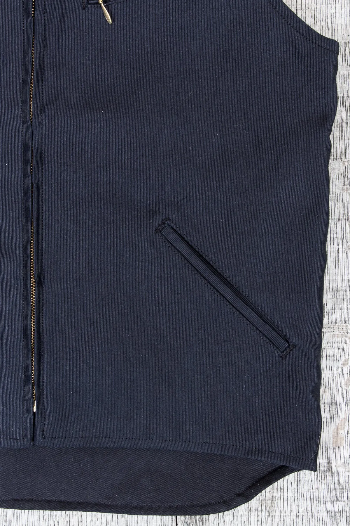 Indigofera Iconic Vest Black Grosgrain