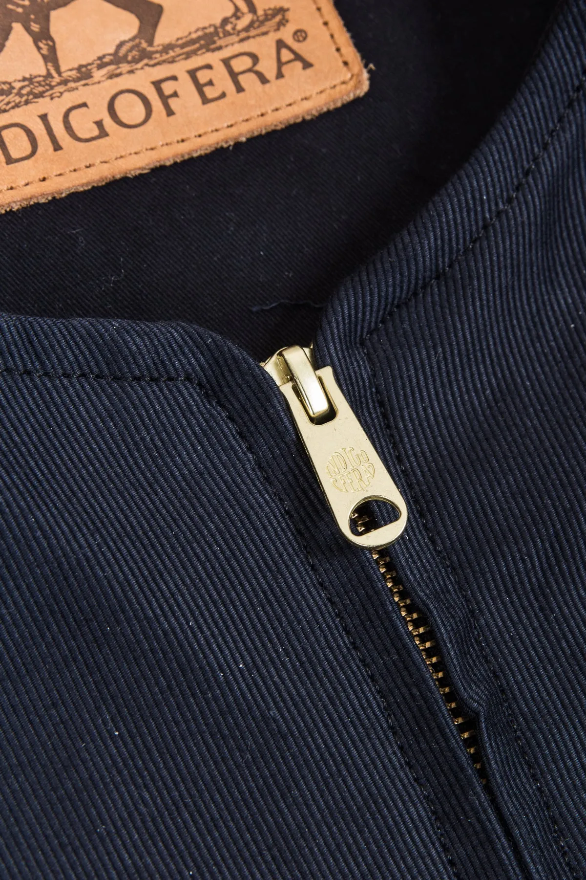 Indigofera Iconic Vest Black Grosgrain