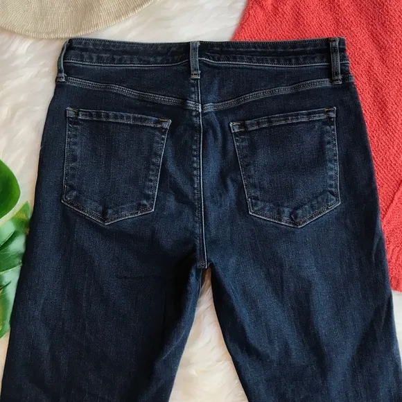 J Brand High Waisted Blue Straight Leg Jeans