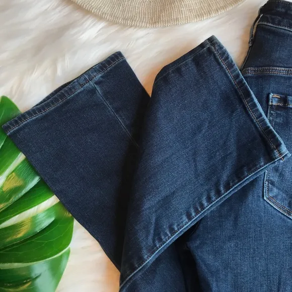 J Brand High Waisted Blue Straight Leg Jeans
