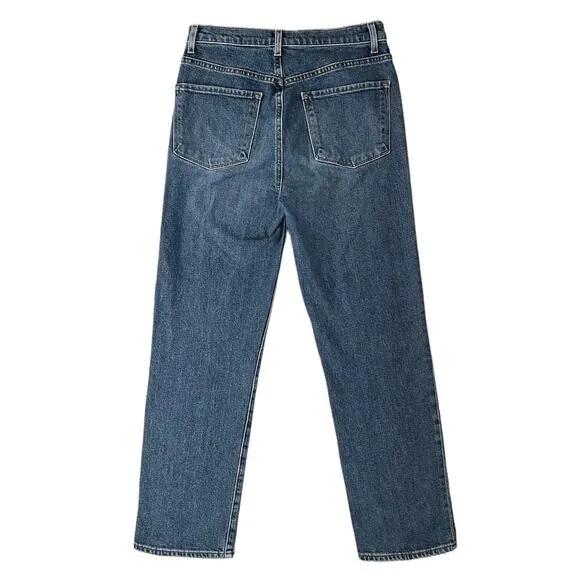 J Brand Jules High Rise Straight Leg Ankle Jeans In Metropole Sustainable 28