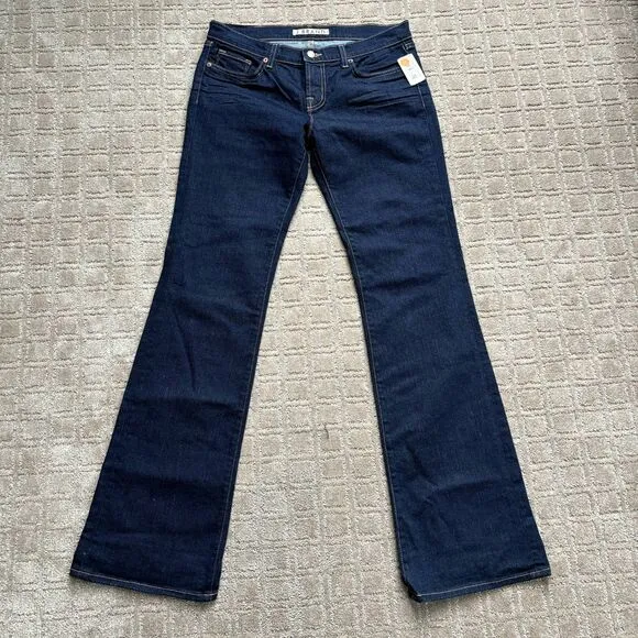 J. Brand Wide Leg Jeans Womens Size 30 Dark Wash NWT Low Rise