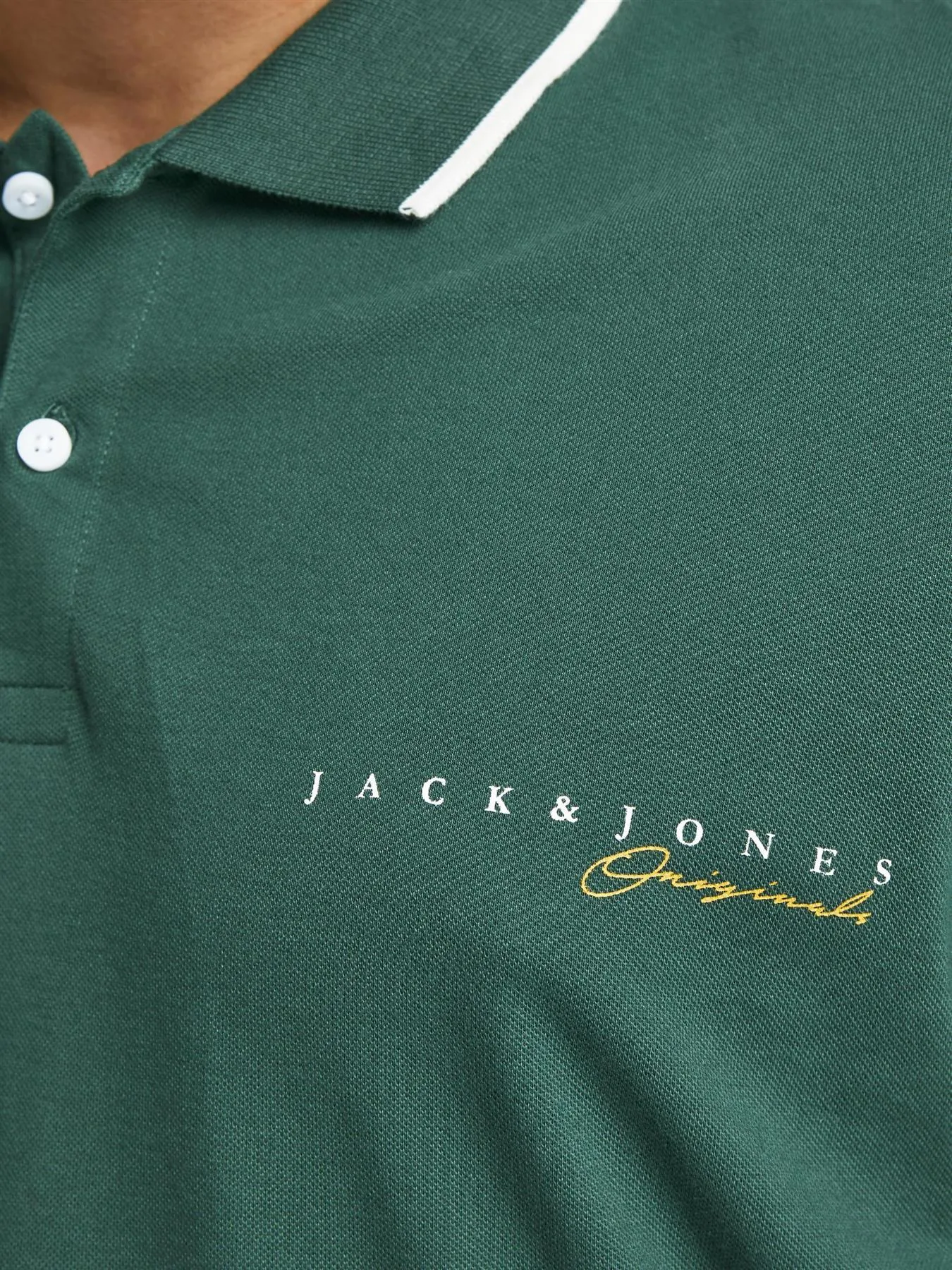 Jack & Jones Men's Plus Size Cotton Short Sleeve Pique Polo US1L-US6XL, 2 Colours