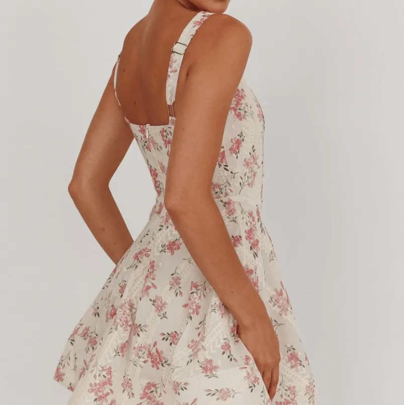 Jocelyn Floral Fit & Flare Mini Dress