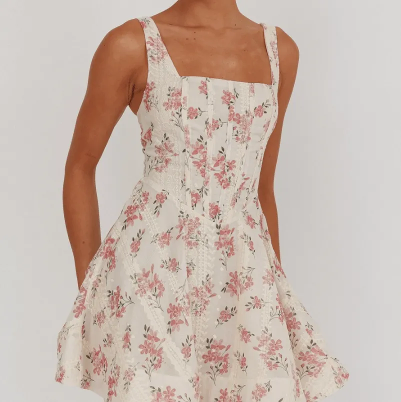 Jocelyn Floral Fit & Flare Mini Dress