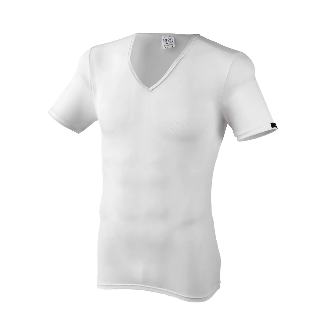 Joe Snyder JS29 V Neck Tank Top White Mesh