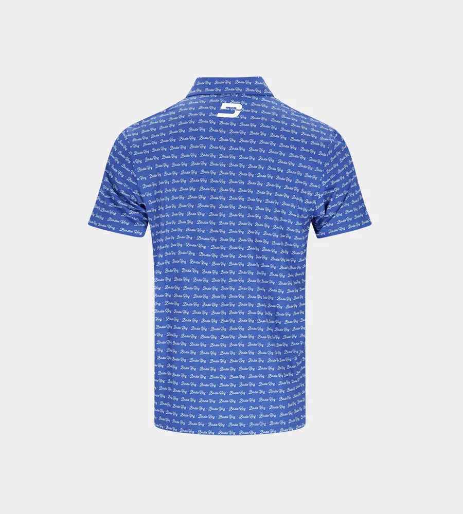 KIDS BIRDIE KING POLO - BLUE