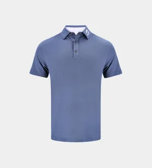 KIDS HONEYCOMB POLO - OCEAN