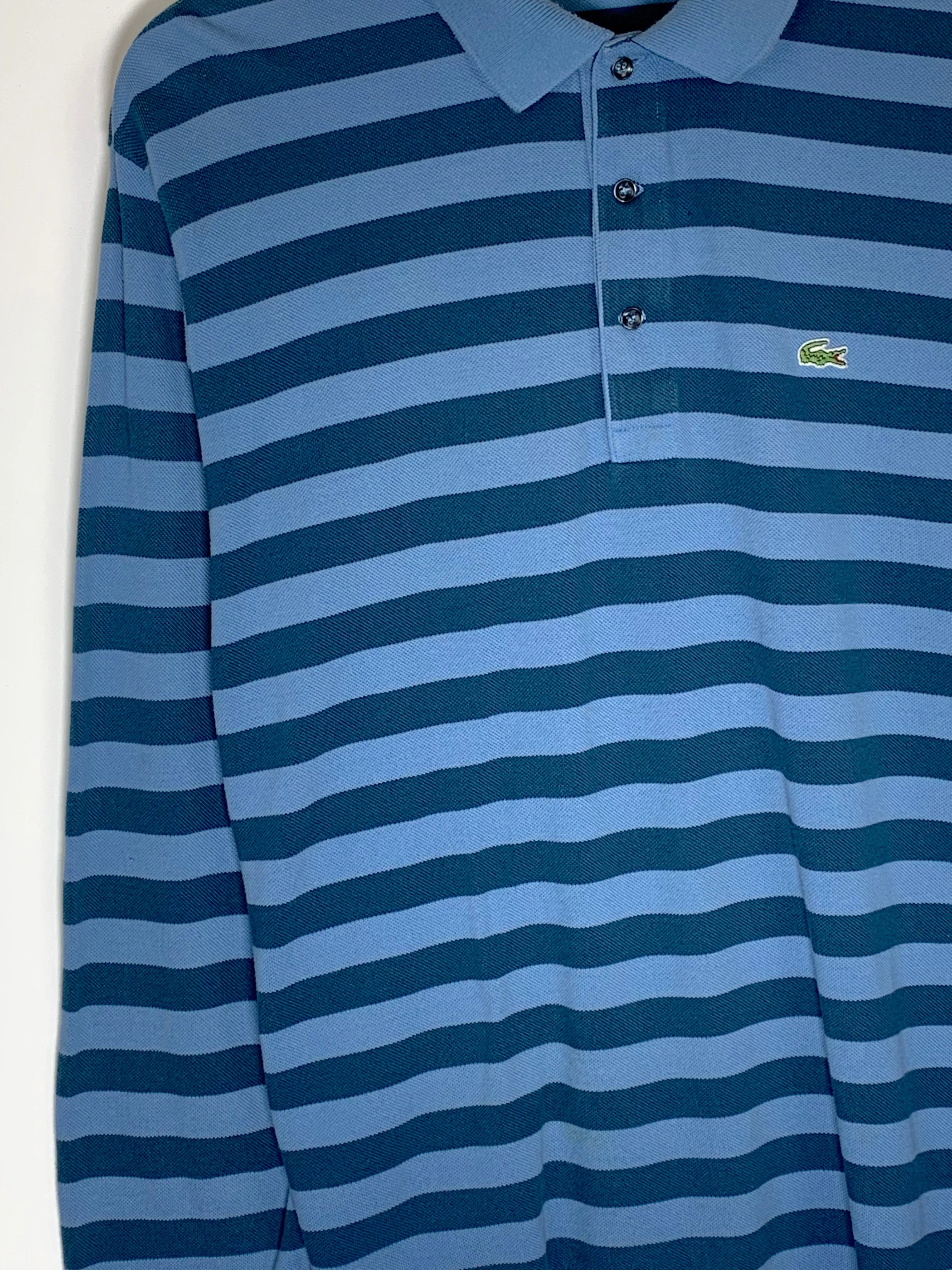 Lacoste Striped Polo Longsleeve (XL)