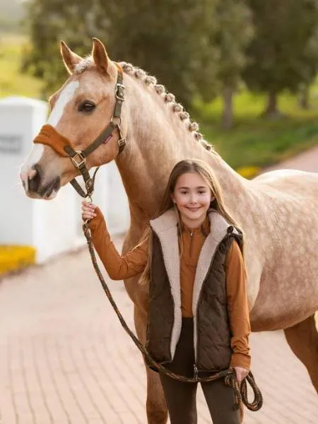 LeMieux Young Rider Eloise Reversible Winter Vest | Alpine