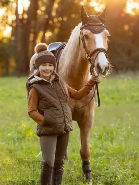 LeMieux Young Rider Eloise Reversible Winter Vest | Alpine
