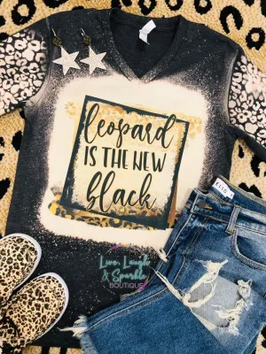 Leopard is the New Black Tee